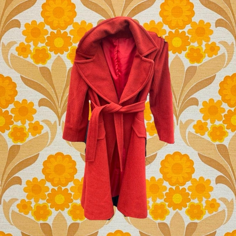Vintage ILGWU Red/orange Women's Coat
